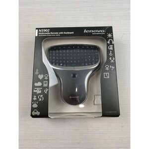 Lenovo Multimedia Black Remote With Keyboard Model N5902 NO DONGLE Included